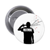 "Heathenz" botão " Pins