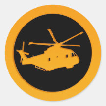 Helicóptero do ouro adesivo