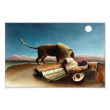 Henri Rousseau o impressão aciganado do sono Arte De Fotos