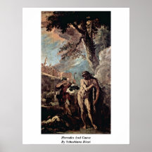 Hercules e Cacus por Sebastiano Ricci Posteres