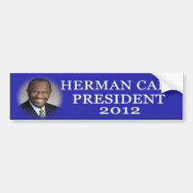 Herman Cain para o presidente Adesivo