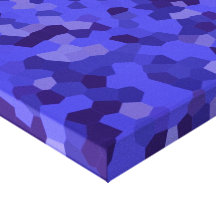 Hex azul impressão de canvas esticadas