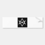 hexagram unicursal adesivo