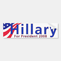 Hillary 08 adesivo