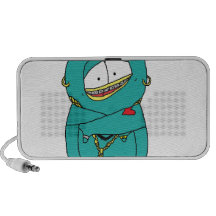 Hip Hop Gito o pinguim Caixinha De Som Para iPod