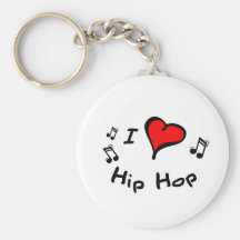 Hip Hop mim presente do Coração-Amor Chaveiro