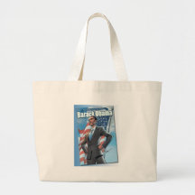 História em quadrinhos de BarackObama Bolsa