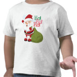 Ho-Ho-Ho camisa das crianças do papai noel T-shirts