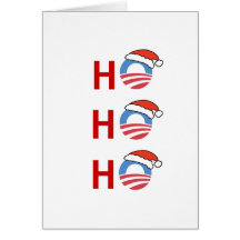 Ho Ho Ho cartão de Obama