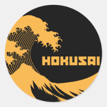 Hokusai - a grande onda adesivos