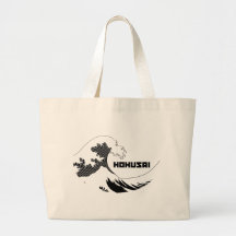 Hokusai - a grande onda bolsas