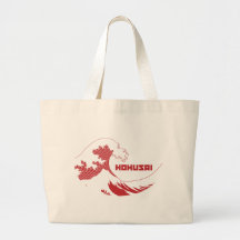 Hokusai - a grande onda bolsas de lona