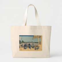 Hokusai Sazai Salão Bolsas De Lona