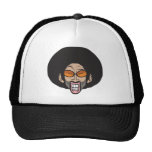 Homem do Afro de Hiphop bonés