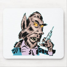 Homem-lobo de Needling Mouse Pads