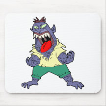 Homem-lobo insano (2) mouse pad