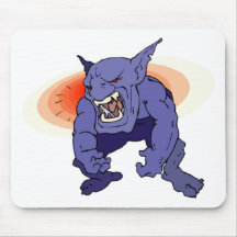Homem-lobo irritado mousepads