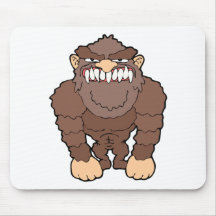 Homem-lobo mau mousepad