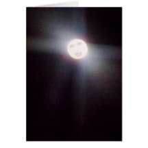 Homem na lua cartões