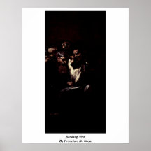 Homens de leitura por Francisco De Goya Impressão