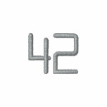 Hoodie 42 bordado preto moleton com capuz