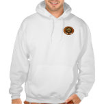 Hoodie tradicional do lobo moleton bordado com capuz