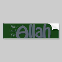 Hora para fora para Allah adesivos de carro