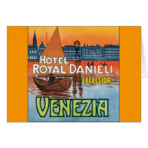 Hotel Danieli real de Venezia Cartao