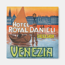Hotel Danieli real de Venezia Imãs
