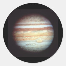 Hubble Jupiter Adesivos Redondos