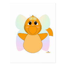 HuggableFlowerFairyGoldfish Cartao Postal