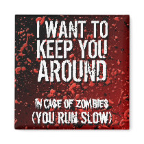 Humor engraçado do apocalipse dos zombis ímãs