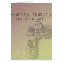 Humpty Dumpty Cartao