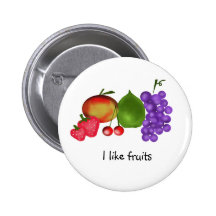 I like fruits botón