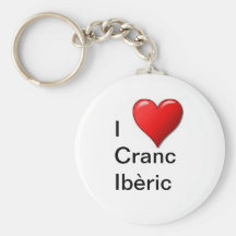 I love Cranc Ibèric Llavero