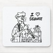 I love science tapetes de ratón