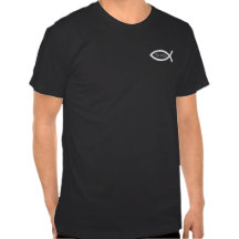 Ichthus - símbolo cristão dos peixes tshirt