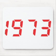 ícone 1973 do vermelho mousepad