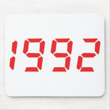 ícone 1992 do vermelho mousepad