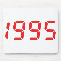 ícone 1995 do vermelho mousepad