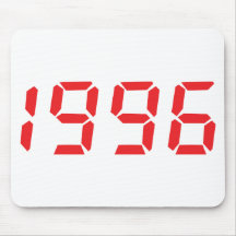 ícone 1996 do vermelho mousepad