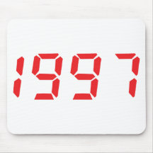 ícone 1997 do vermelho mousepads