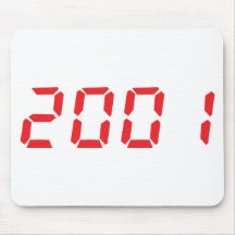 ícone 2001 do vermelho mouse pad
