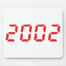 ícone 2002 do vermelho mousepad