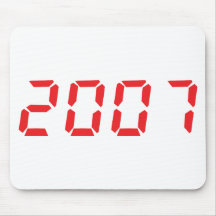 ícone 2007 do vermelho mousepads