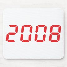 ícone 2008 do vermelho mouse pads