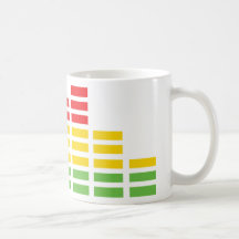 ícone colorido do equalizador caneca