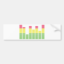 ícone do equalizador do audiocontroller adesivos