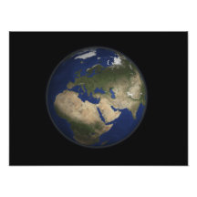 Ideia completa da terra de África, de Europa, e de Foto