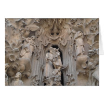 Igreja de Europa Sagrada Familia Cartões